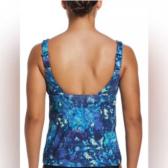 NEW Nike Women's Earth Dye Scoop Neck Tankini size Small NWT - Picture 2 of 8